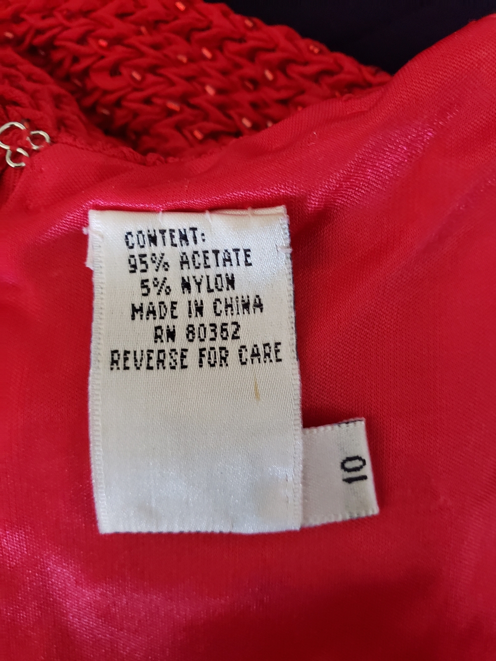 Niteline Red Sleeveless Knit Maxi Dress - Picture 3 of 5